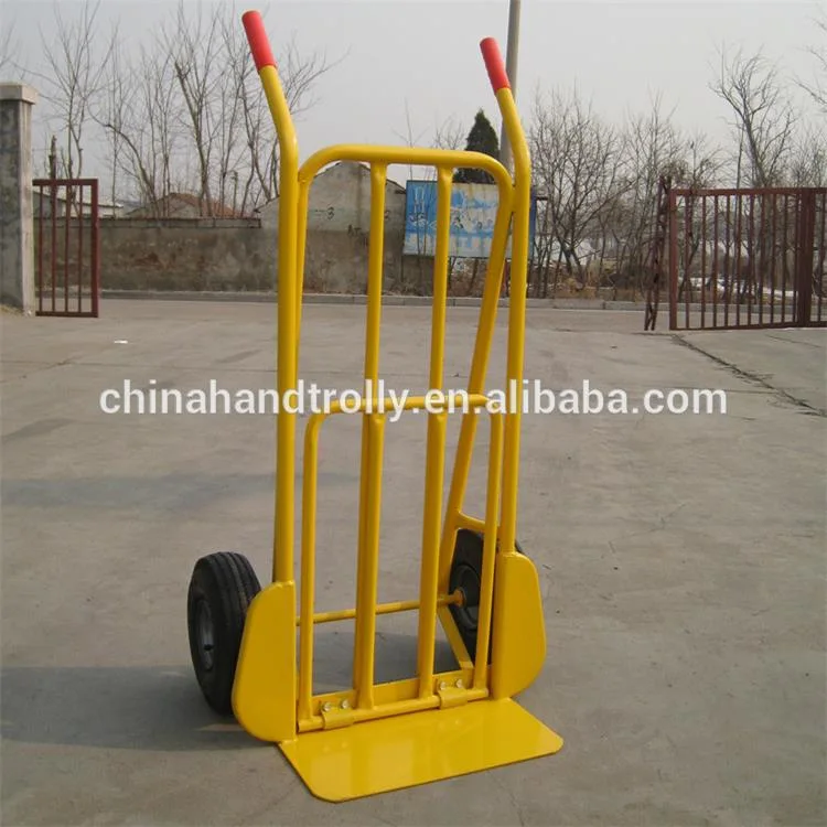 Heavy Duty Warehouse Used Hand Trolley Steel Shopping Trolley